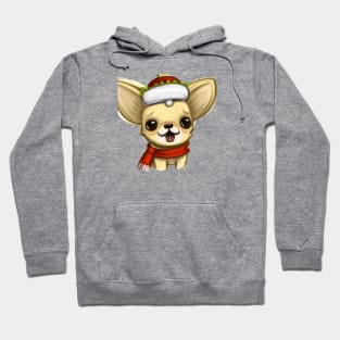 Cute Chihuahua Drawing Hoodie